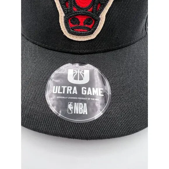 Chicago Bulls NBA Ultra Game Basketball Snapback Hat Adult Adjustable One Size - Picture 7 of 11